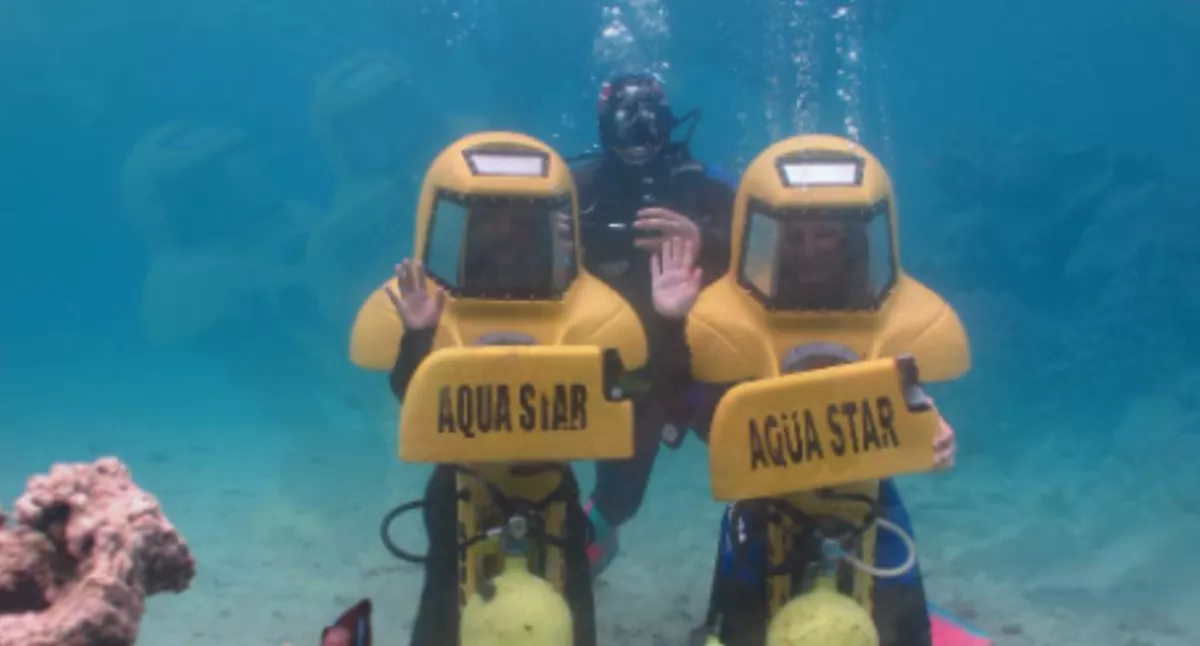 Diving in a personal submarine - Image 1